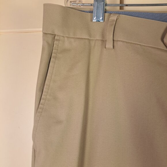 Charles Tyrwhitt Men's Tan Khaki Casual Dress Pants Classic Fit Sz 36 W 34 L - Picture 4 of 11